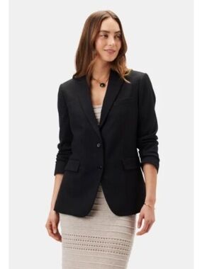 Like New Amour Vert Black Blazer Medium